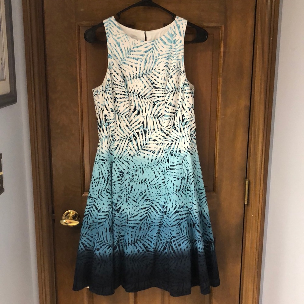 Maggy London blue ombré dress (8)